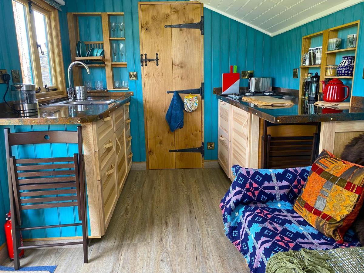 Dol Swynol Glamping Luxury Cabin With Outdoor Bath Villa Aberystwyth Exterior photo